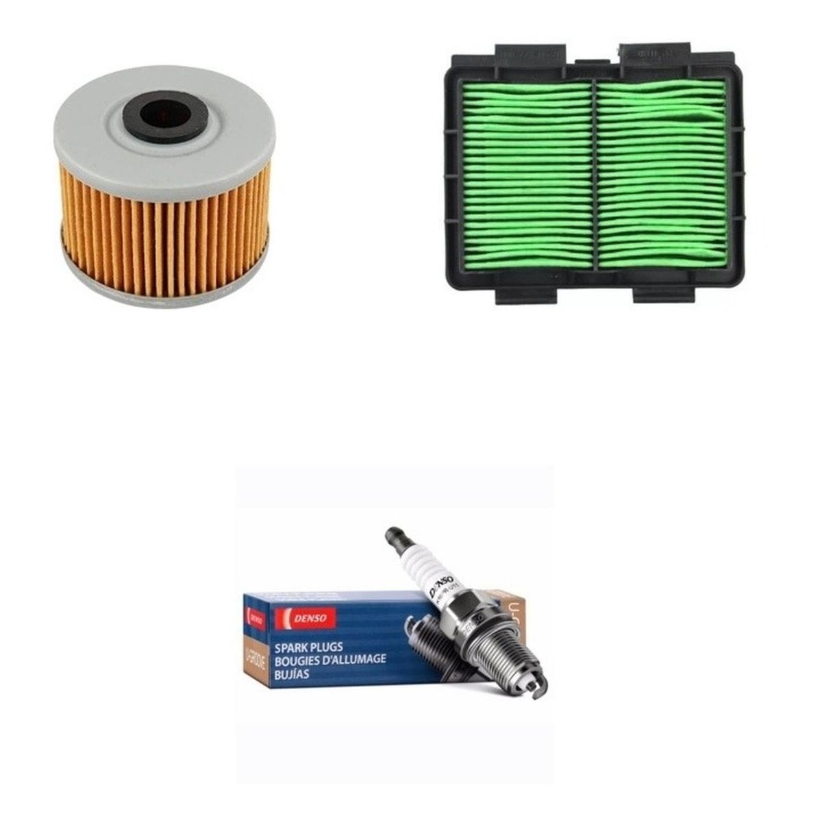 GENERICO - Kit Mantencion Honda Crf 250l (bujia+filtro+filtrodeaire)