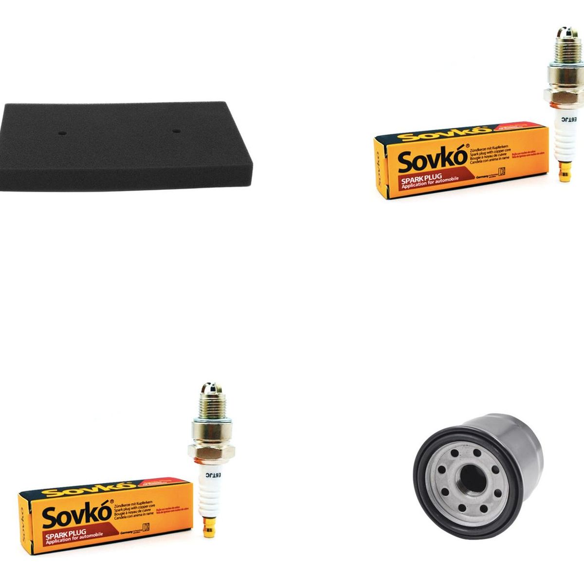 GENERICO - Kit Filtros Kawasaki Ninja 250-300 / Aire - Aceite - Bujias
