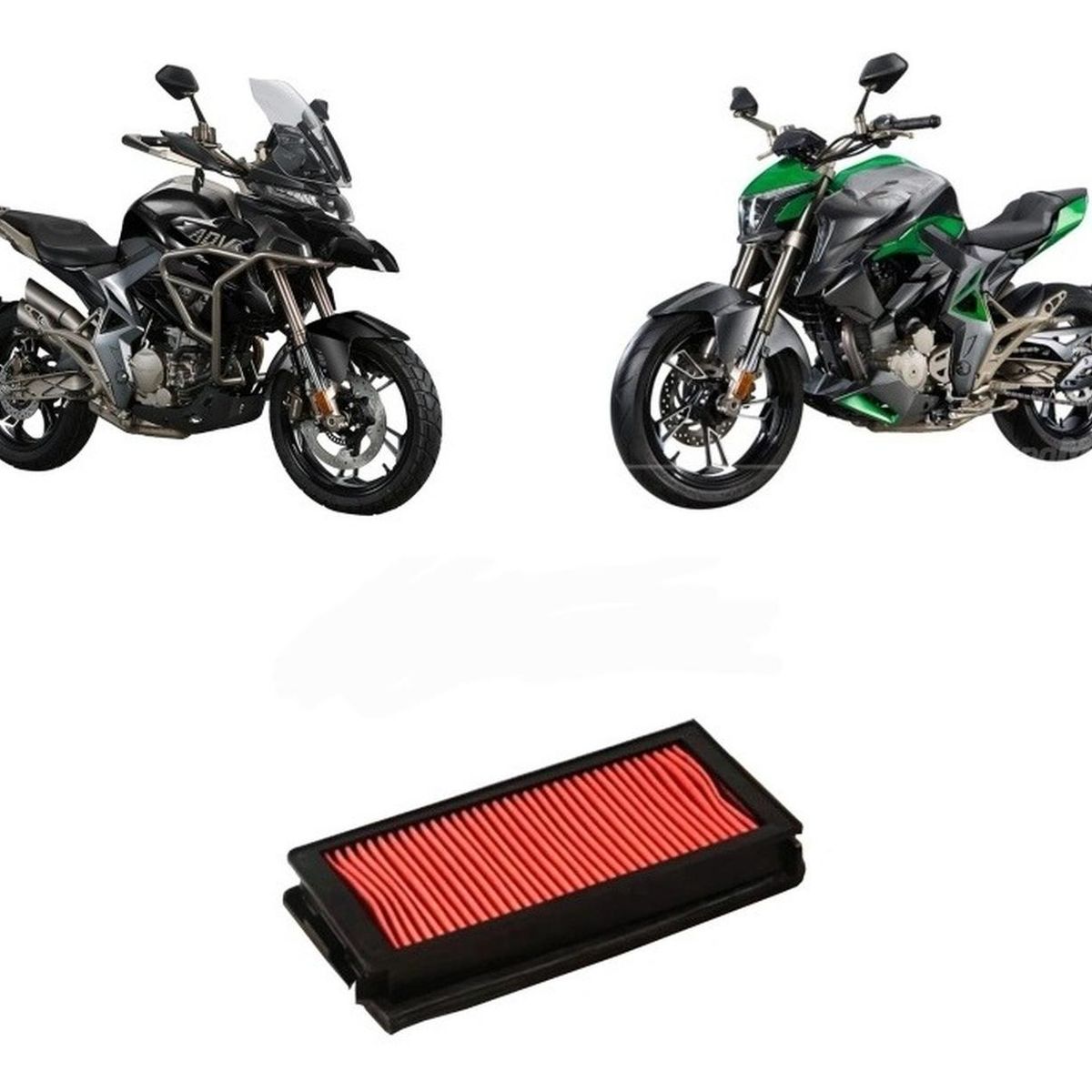GENERICO - Filtro Aire Para Moto Zontes Zt310x/t/r/r1/r2 Americano