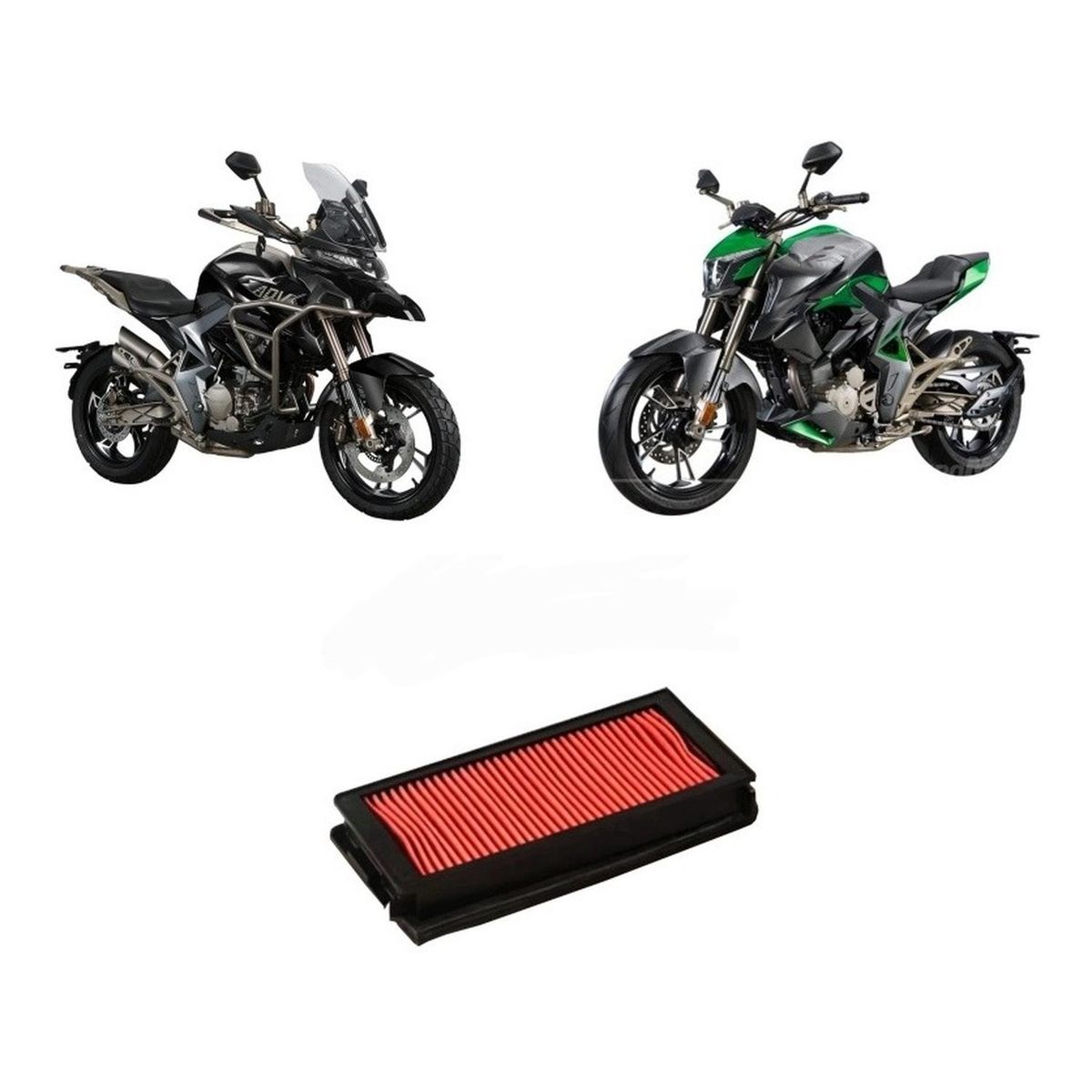 GENERICO - Filtro Aire Para Moto Zontes Zt310x/t/r/r1/r2 Americano