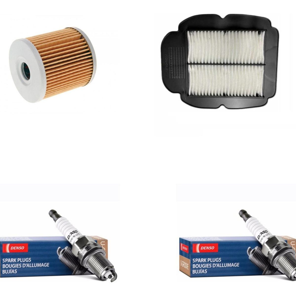 GENERICO - Kit Filtroshyosung Gtr - Gt 650 / Aire + Aceite + 2 Bujias