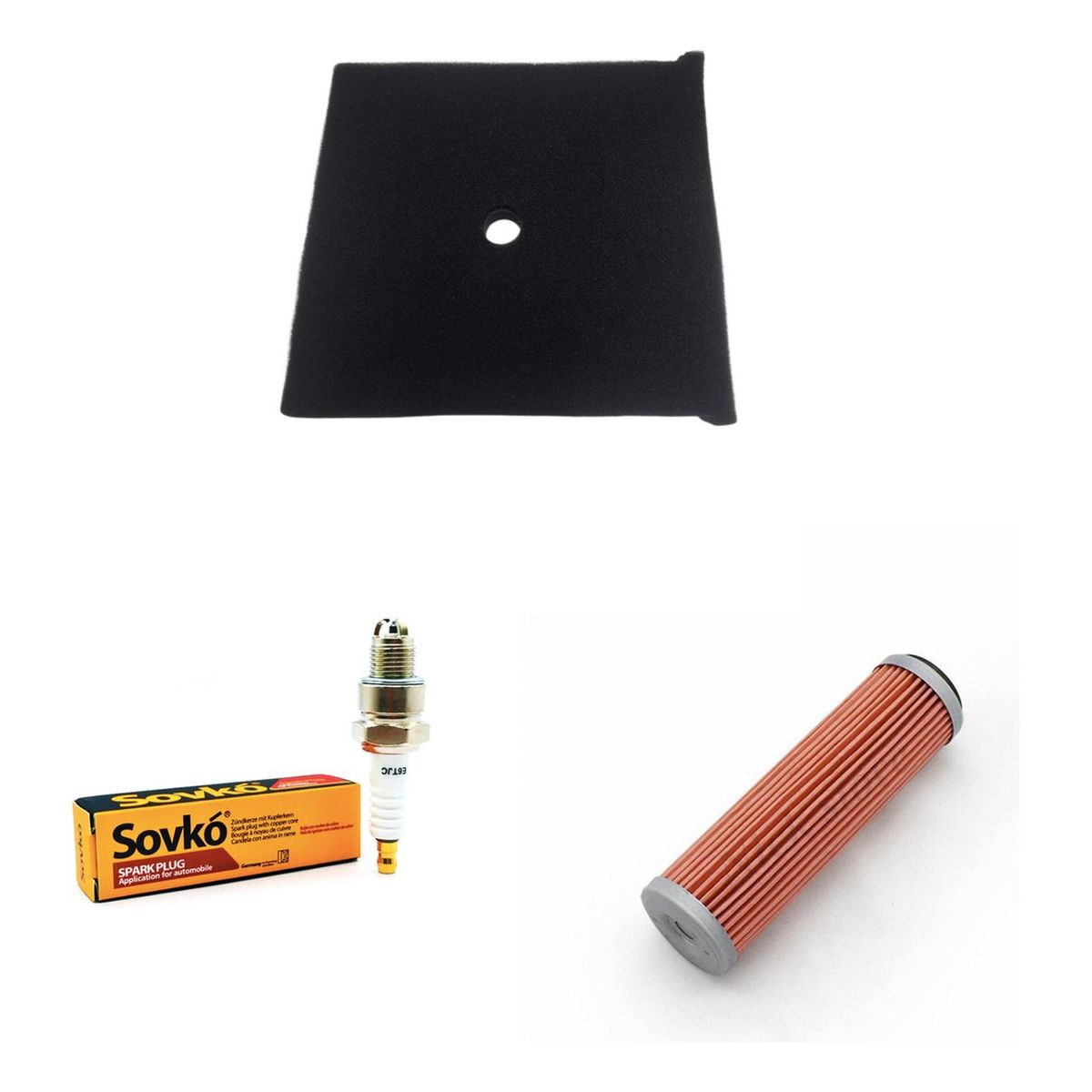 GENERICO - Kit De Filtros Moto Zongshen Rx3 (aire + Aceite + Bujia)