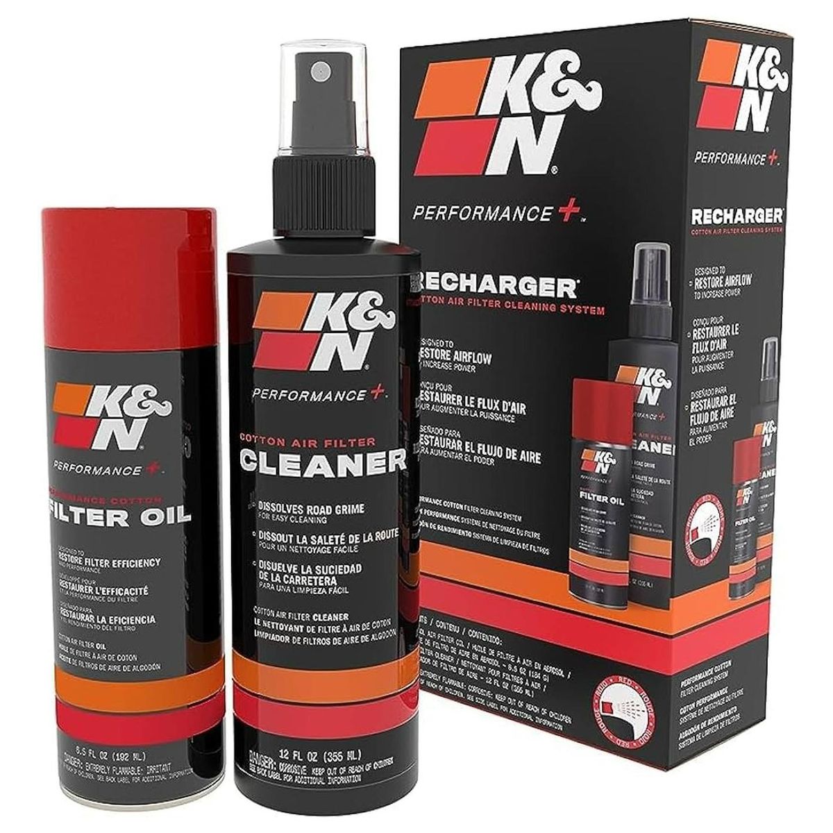 GENERICO - Kit De Limpieza Para Filtros De Aire Alto Flujo K&n Original