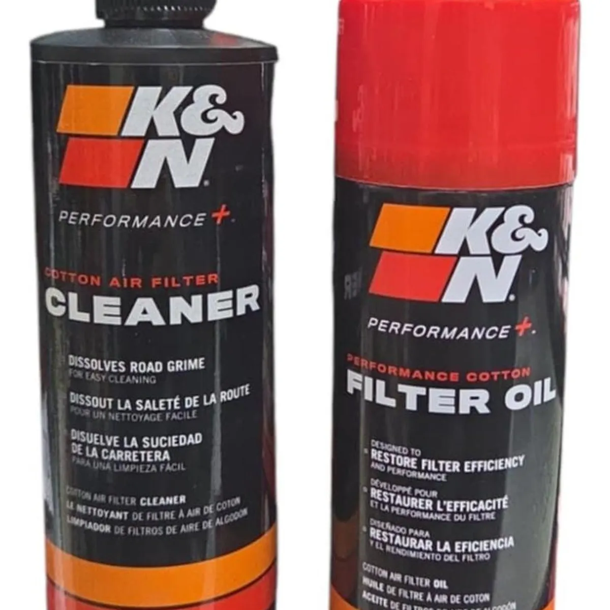 GENERICO - Kit De Limpieza Para Filtros De Aire Alto Flujo K&n Aerosol Rojo