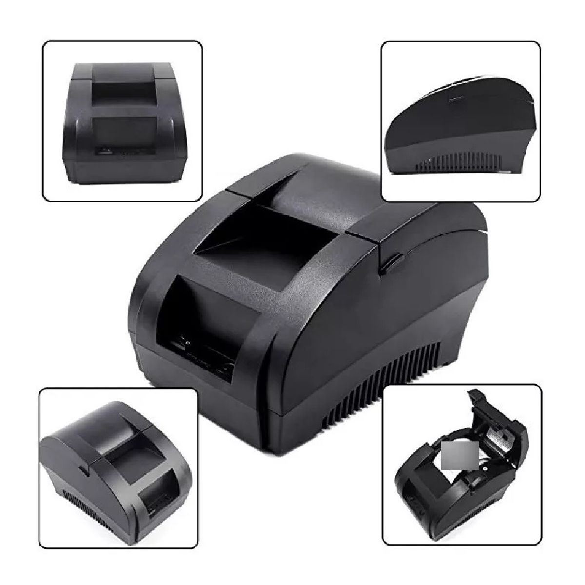 NO LOGO - Impresora Térmica Boletas Usb Rollo 58mm Tickets Recibo