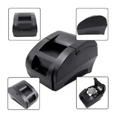 NO LOGO - Impresora Térmica Boletas Usb Rollo 58mm Tickets Recibo