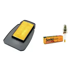 GENERICO - Kit Mantencion Yamaha R15 V3-v4 / Filtro Aire Japón + Bujia