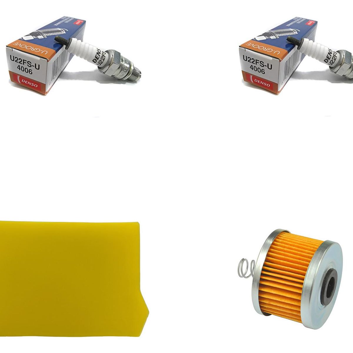 GENERICO - Kit Mantencion Moto Pulsar Ns 125/ns135 (aire+2bujia+aceite)