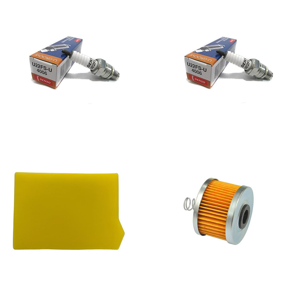 GENERICO - Kit Mantencion Moto Pulsar Ns 125/ns135 (aire+2bujia+aceite)