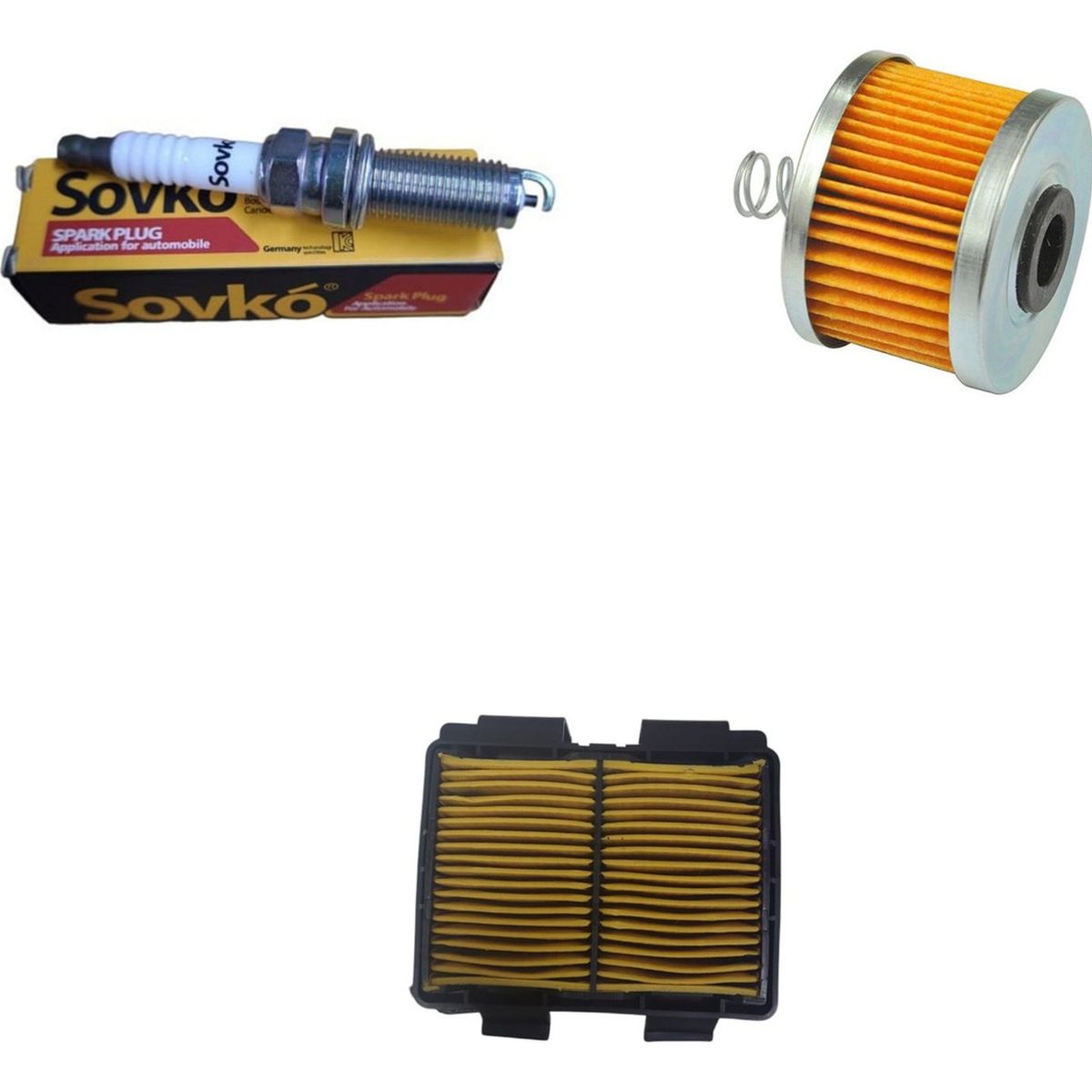 GENERICO - Kit De Filtros Moto Voge 300 Rally (aire - Aceite - Bujia)