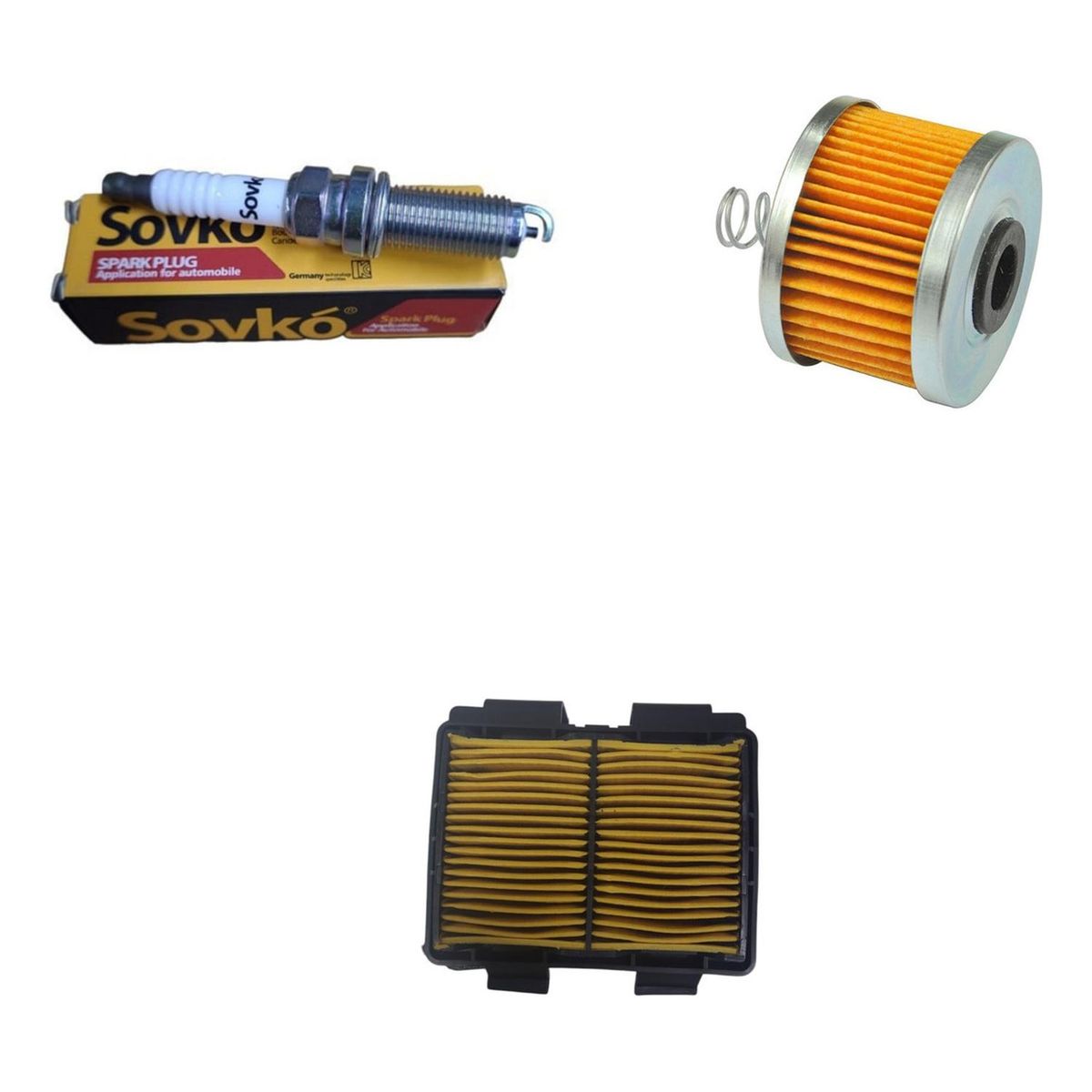 GENERICO - Kit De Filtros Moto Voge 300 Rally (aire - Aceite - Bujia)