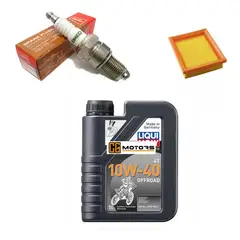 GENERICO - Kit Mantencion Honda Xr 125l / Aceite + Filtro Aire + Bujia