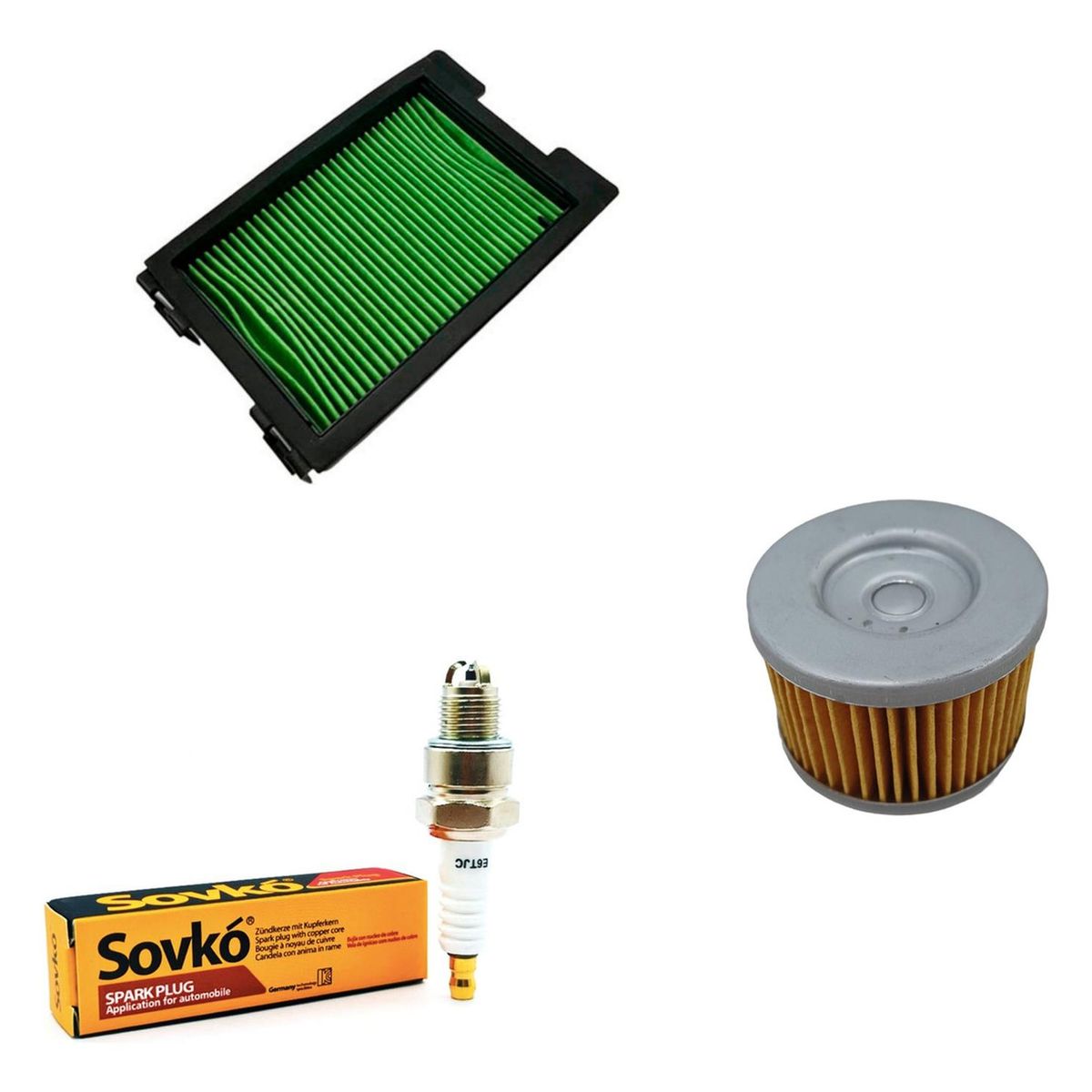 GENERICO - Kit Filtros Honda Cbr 250r-cbr 300 / Aire - Aceite - Bujias