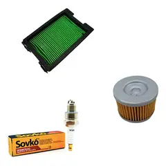 GENERICO - Kit Filtros Honda Cbr 250r-cbr 300 / Aire - Aceite - Bujias