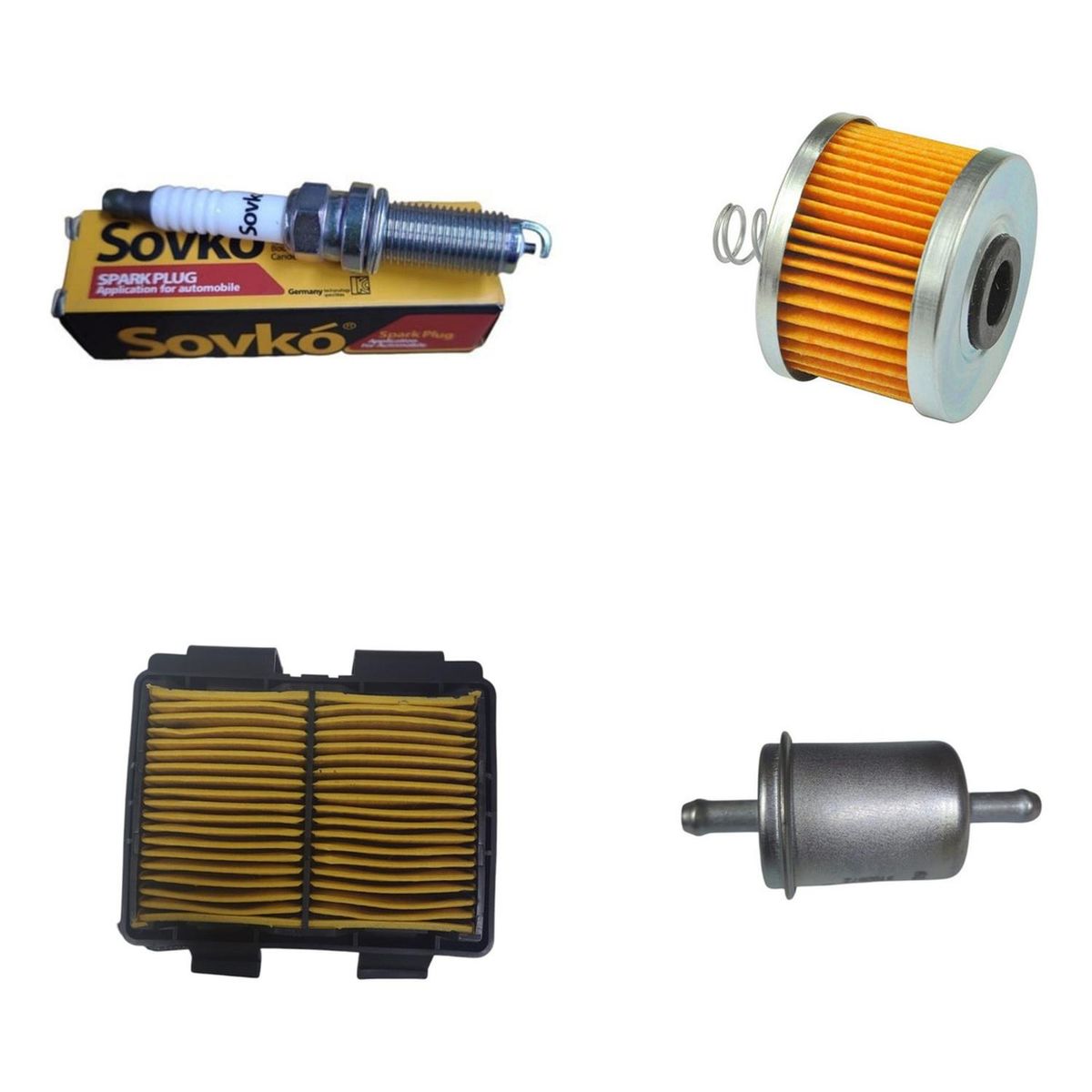 GENERICO - Kit Filtros Voge 300 Rally (aire+combustible+aceite+bujia)