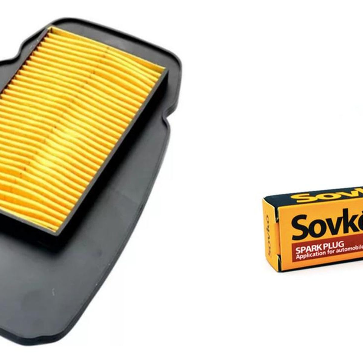 GENERICO - Filtro Aire Japones + Bujia Alemana Moto Yamaha R15 V4