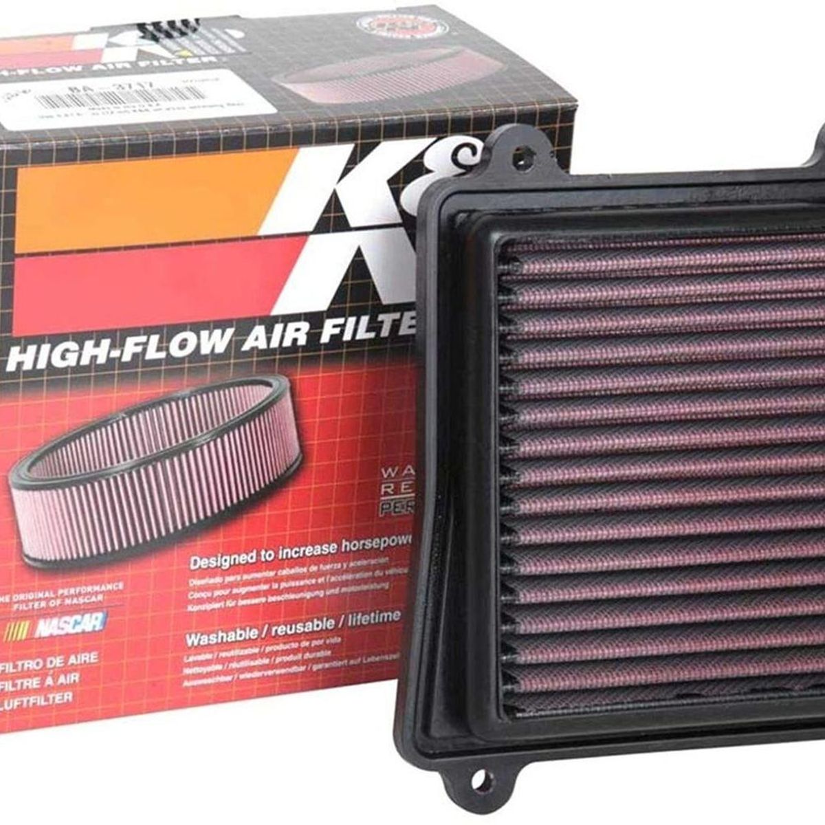 GENERICO - Filtro De Aire Pulsar Rs 200 Alto Flujo (k&n) Original