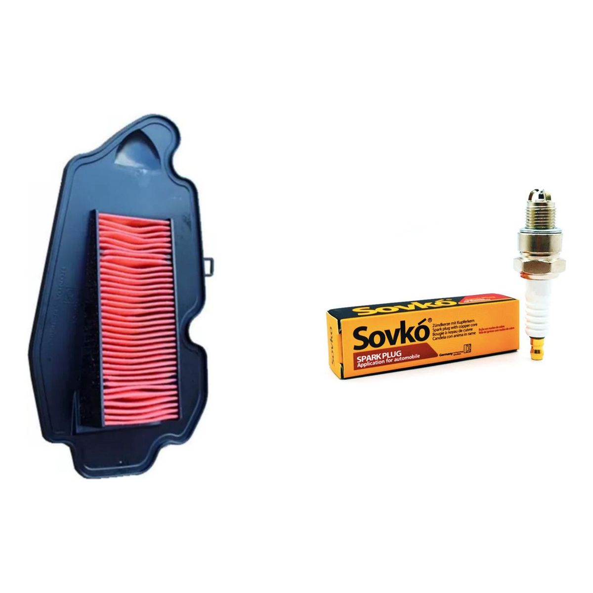 GENERICO - Kit Mantencion Honda New Elite Fi 125 (filtro Aire + Bujia)
