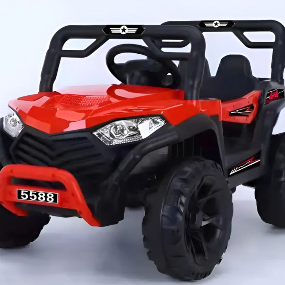 GENERICO - Auto A Bateria 4x2 A Control Vehiculo Electrcio Niños Rojo 88