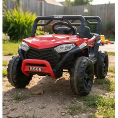 GENERICO - Auto A Bateria 4x2 Control Vehiculo Electrcio Niños Rojo 88