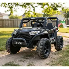 GENERICO - Auto A Bateria 4x2 Control Vehiculo Electrcio Niños Negro 88