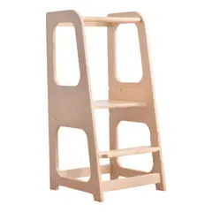 BLLOQ - Torre Montessori Lux Aprendizaje De Madera Marrón