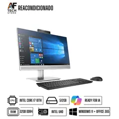 HP - AIO EliteOne 800 G6 Power (Windows 11 - Office365) Reacondicionado