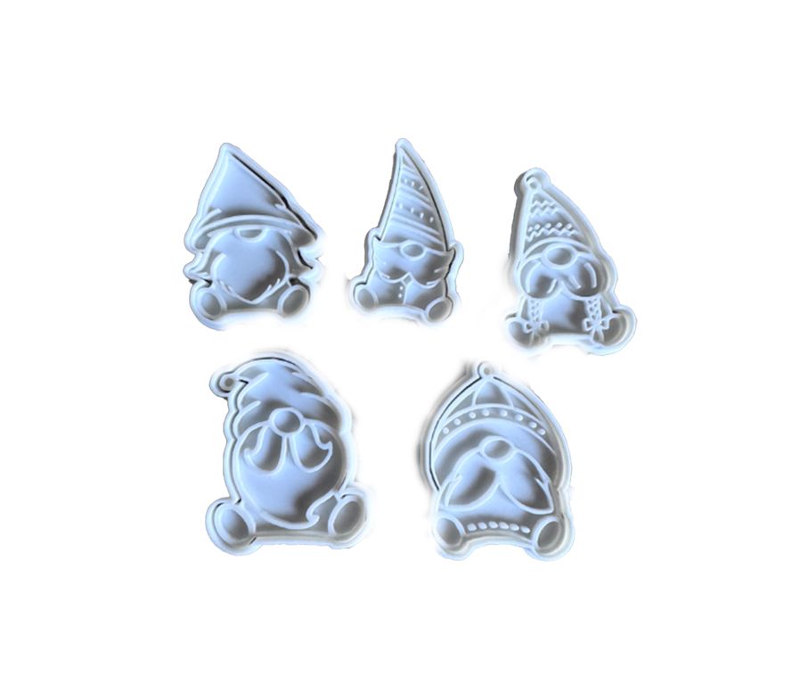Cortador Galletas - Gnomo Navideño Pack 5
