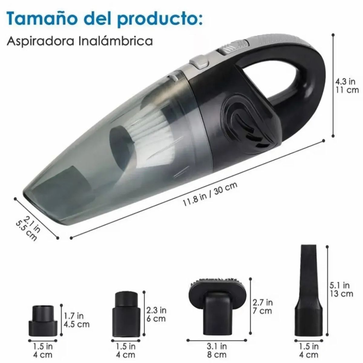 MOVI - Aspiradora Inalámbrica de Mano para Auto y Hogar