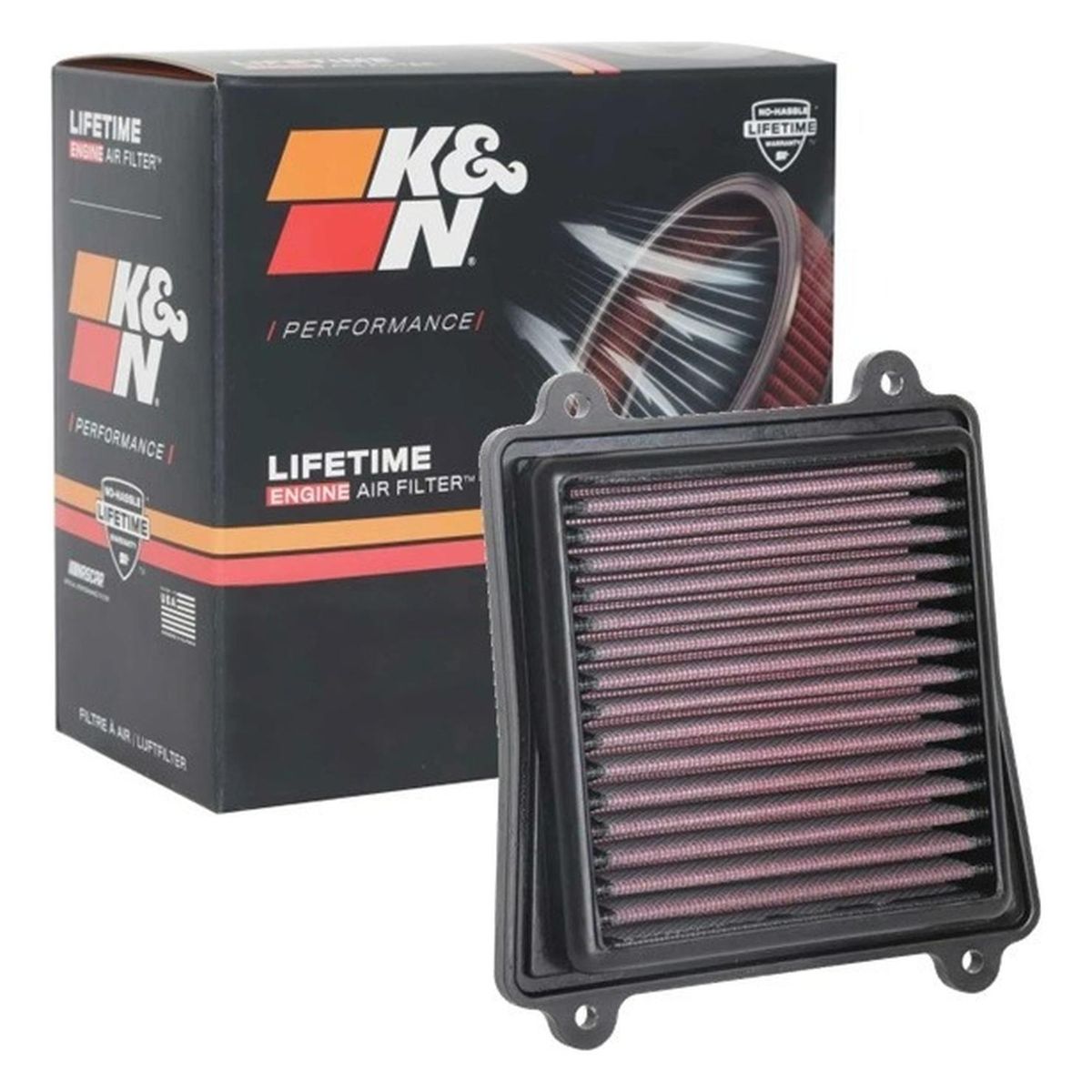 GENERICO - Filtro De Aire Moto Bajaj Pulsar 160 Alto Flujo K&n Original