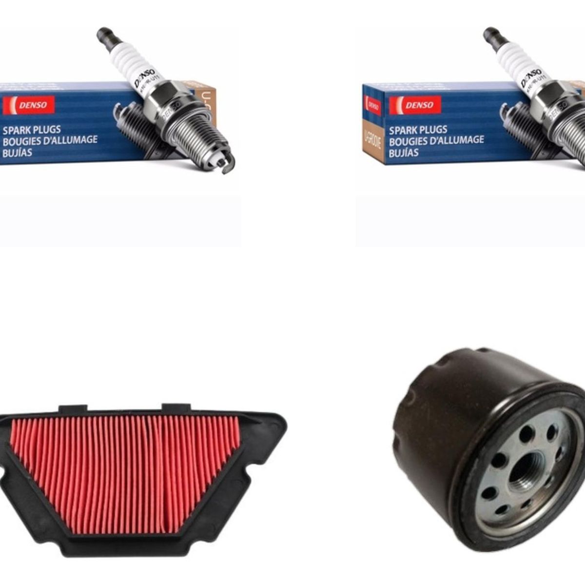 GENERICO - Kit Mantencion Filtros Yamaha Xj6 / Aire + Aceite + Bujias