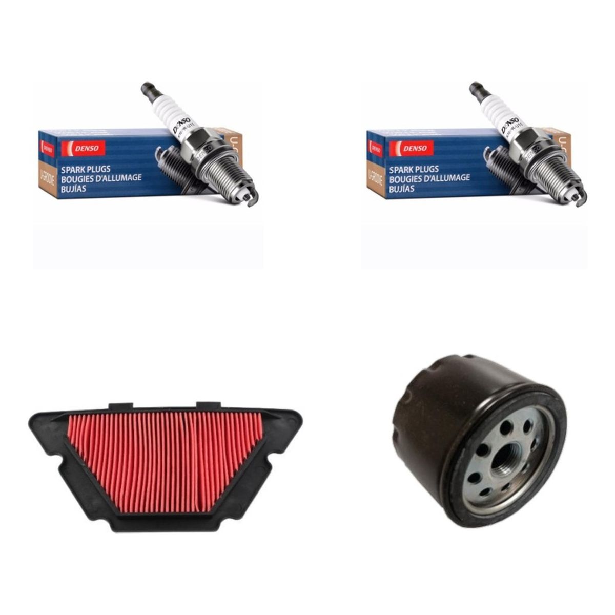 GENERICO - Kit Mantencion Filtros Yamaha Xj6 / Aire + Aceite + Bujias