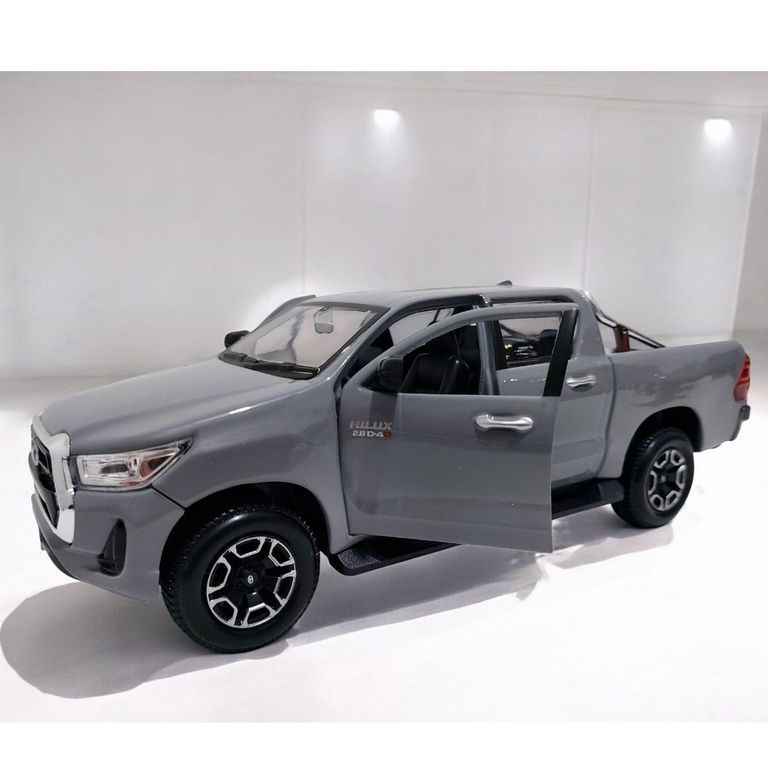 Toyota Hilux Pick-up Gris Escala 127 - Coleccion