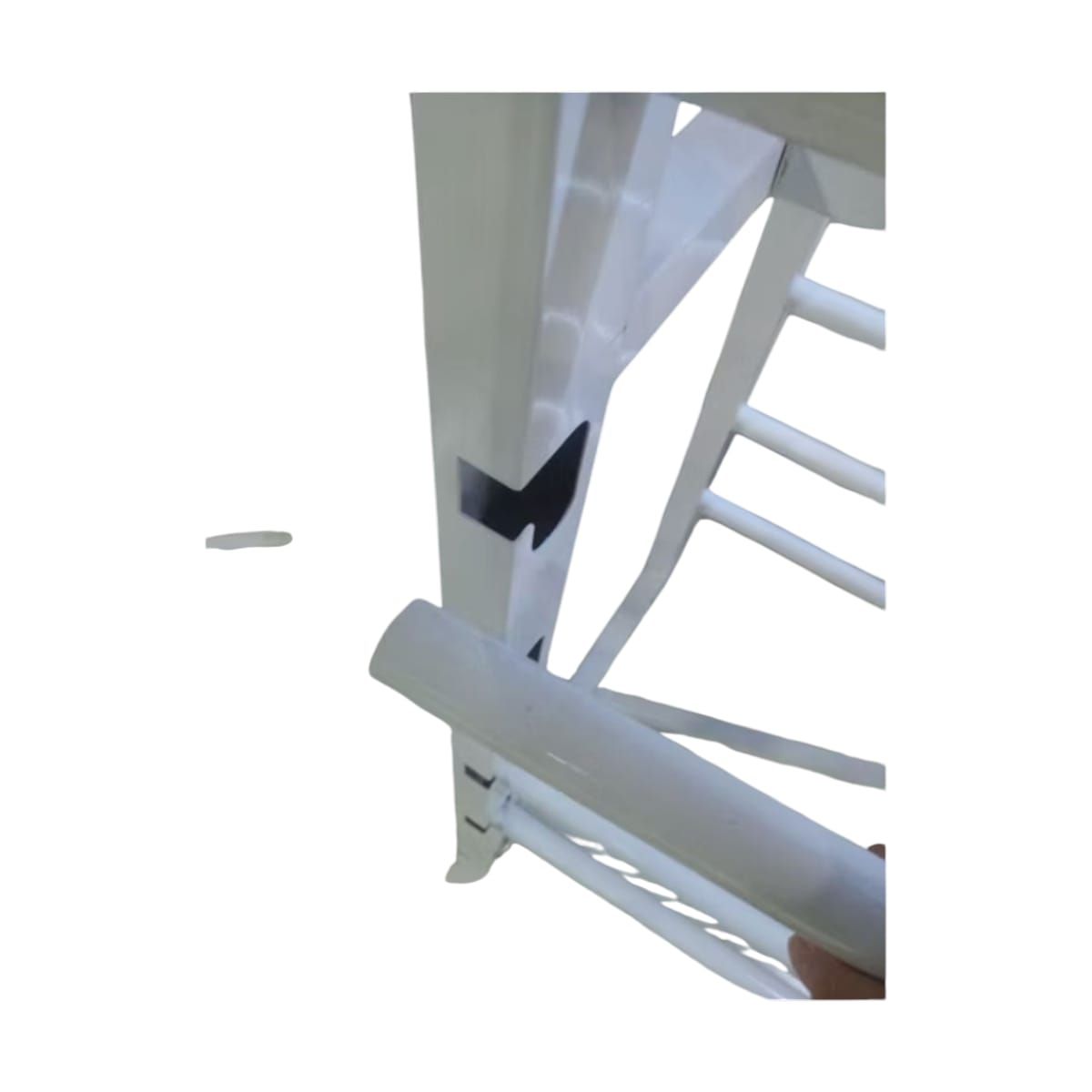 GENERICO - Perchero Organizador Metálico para Rollos de Telas o Papel Gms