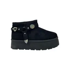 HERIEL - Bota Pantubota Negra Mujer