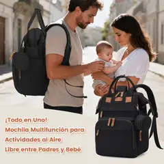 ZSPK - Mochila Ngera Multifuncional para Padres y Bebés