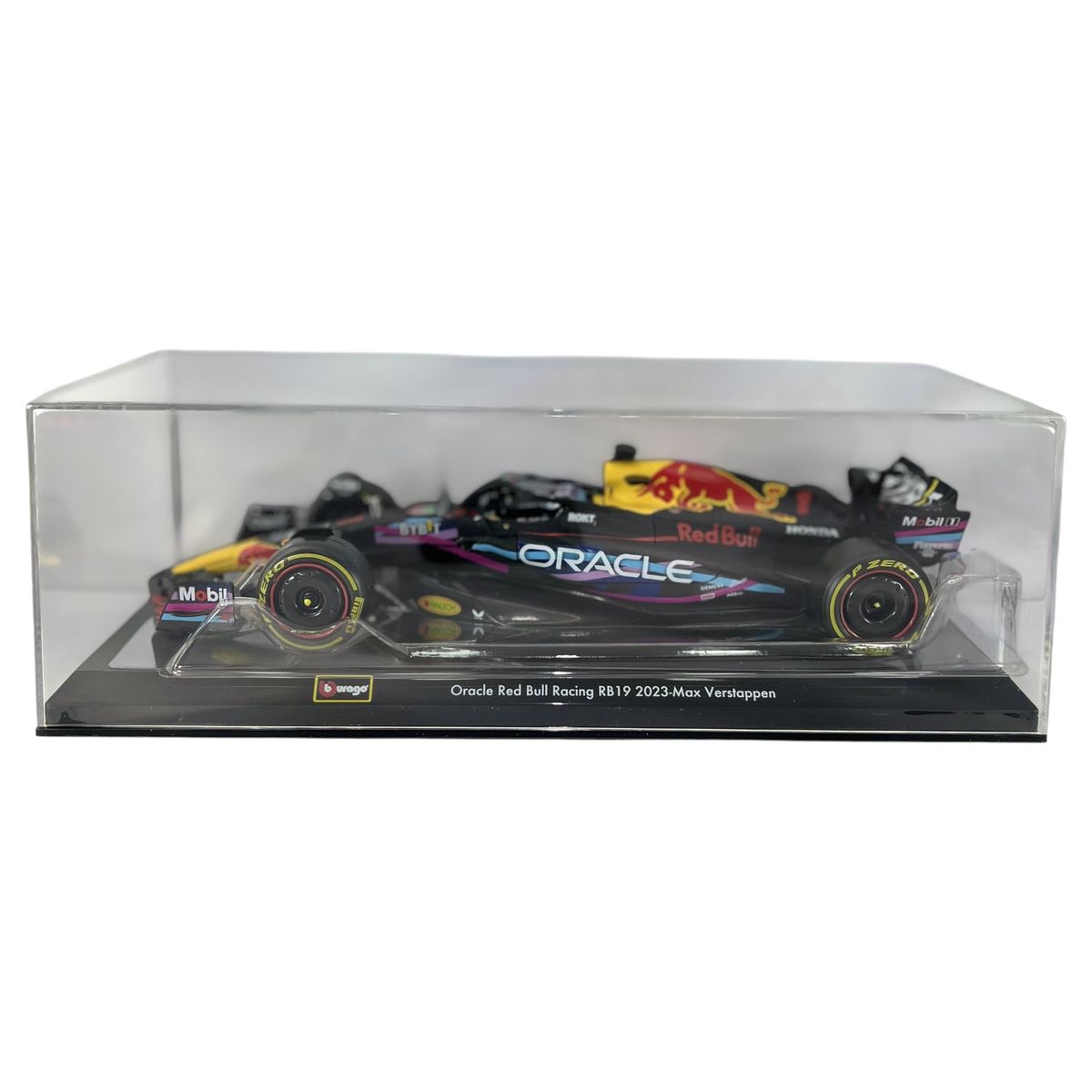 FORMULA 1 - Auto Formula 1 RedBull Rb19 Miami 2023 #1 Max Verstappen Caja Acrilica 1:24
