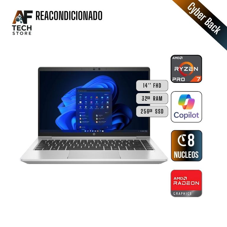CyberBack ProBook 445 G8 Reacondicionado Ryzen 7 PRO 5800U 32GB/256GB