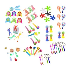 KINDA NICE - Set 60 Surtido Juguetes De Piñata Cumpleaños Fiestas Niños