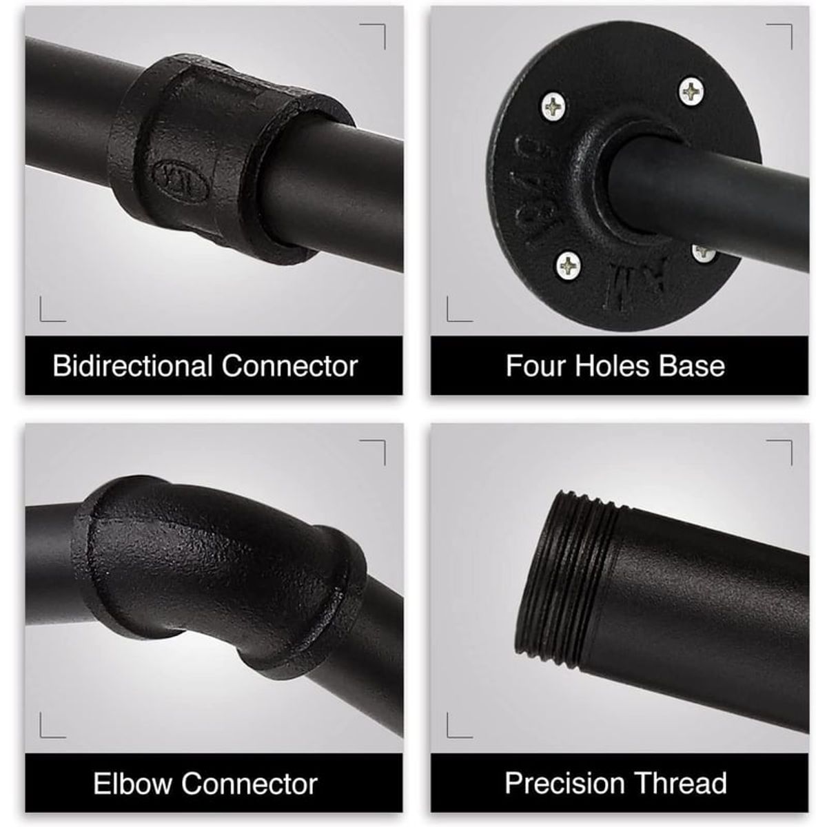 COZYNOOK - 184cm Perchero De Pared Estante De Metal Para Ropa Multiusos