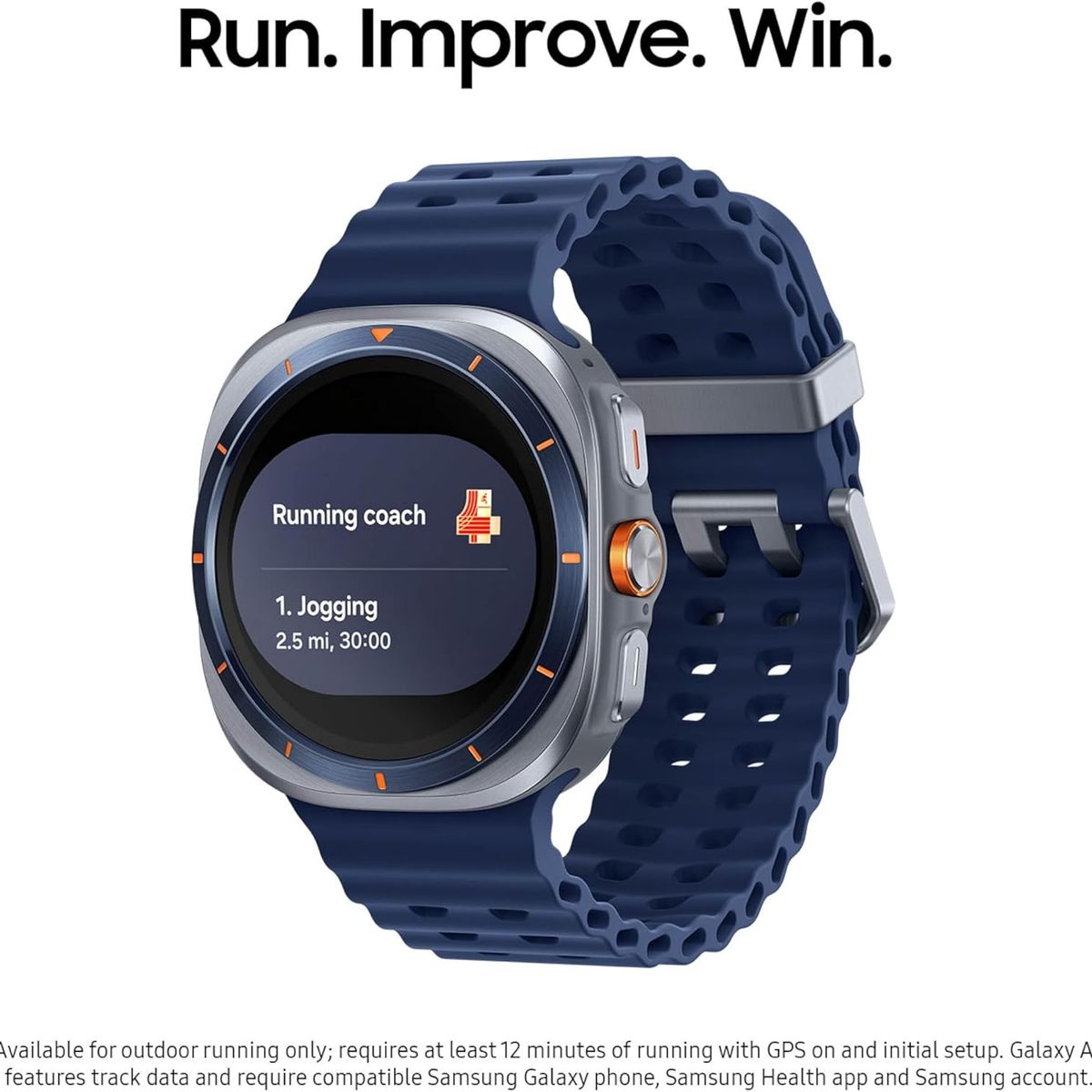 SAMSUNG - Samsung Galaxy Watch Ultra 2025 47mm LTE Smartwatch - Titanium Blue
