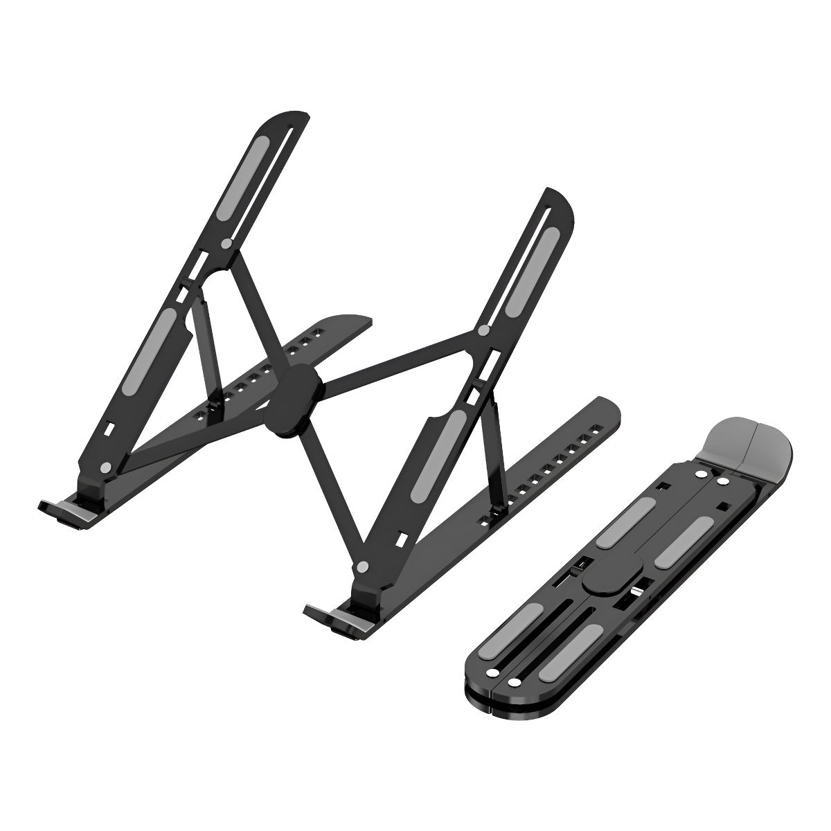 GENERICO - Soporte Notebook Aluminio Portatil Ajustable Y Plegable