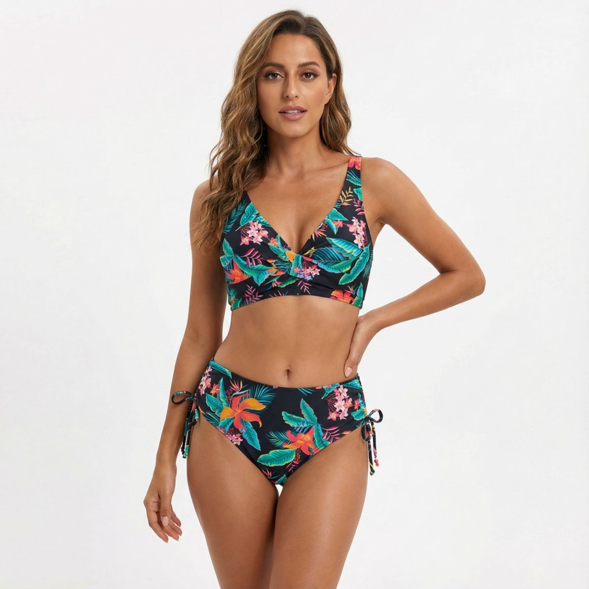 BONVERANO - Traje de Baño Bikini de Dos Piezas para Mujer