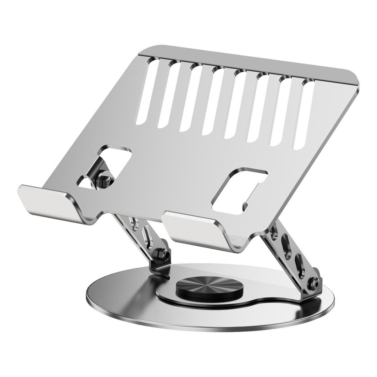 GENERICO - Soporte Notebook Aluminio 360 Portatil Ajustable Y Plegable