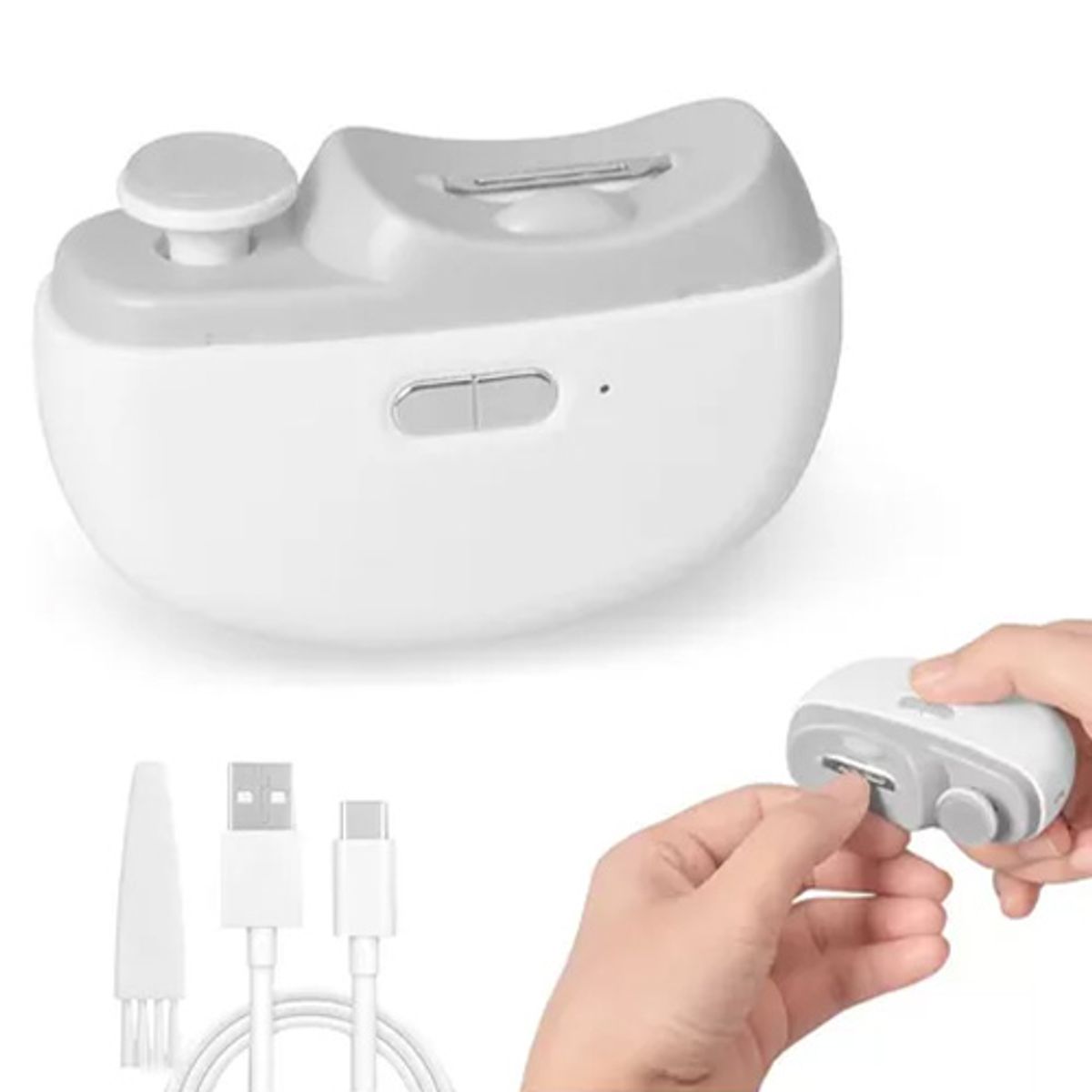 KINDA NICE - Cortador De Uñas Automático Eléctrico Multifuncional Rosa