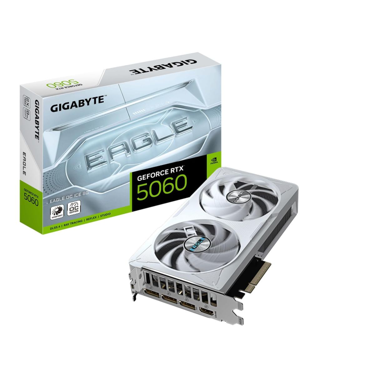GIGABYTE - Tarjeta de Video - Gigabyte Eagle ICE Nvidia GeForce  5060 8G OC Edition