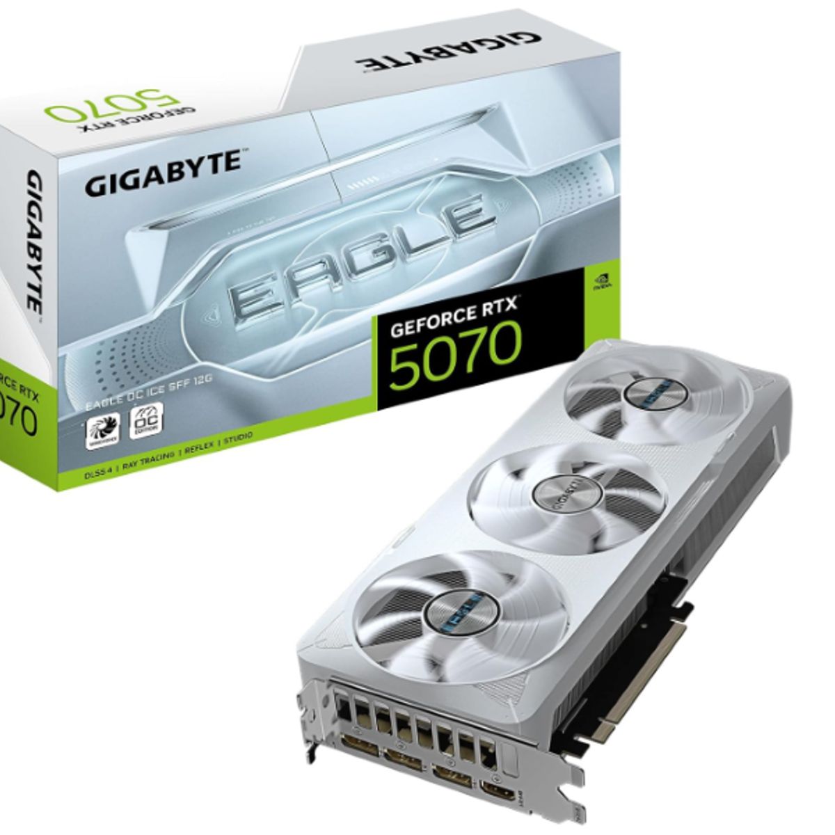 GIGABYTE - Tarjeta de Video - Gigabyte Eagle ICE SFF Nvidia GeForce RTX  5070 12G OC Edition