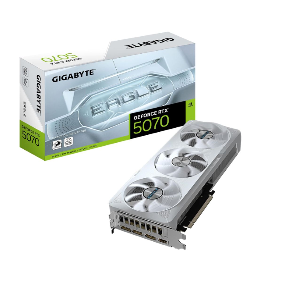 GIGABYTE - Tarjeta de Video - Gigabyte Eagle ICE SFF Nvidia GeForce RTX  5070 12G OC Edition