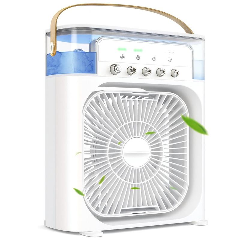 GENERICO - Mini Climatizador Portátil USB Enfriador de Aire Frío