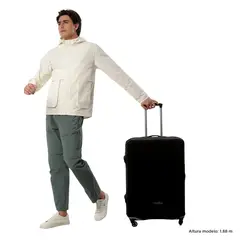TOTTO - Funda para maleta de Viaje Grande Apront Negra